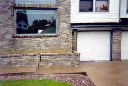 Cracks in brick and mortar